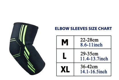 Elbow Support Elastic Gym Sport Elbow Protective Pad Absorb Sweat Sport Basketball Volleyball Tennis Arm Sleeve Elbow Brace