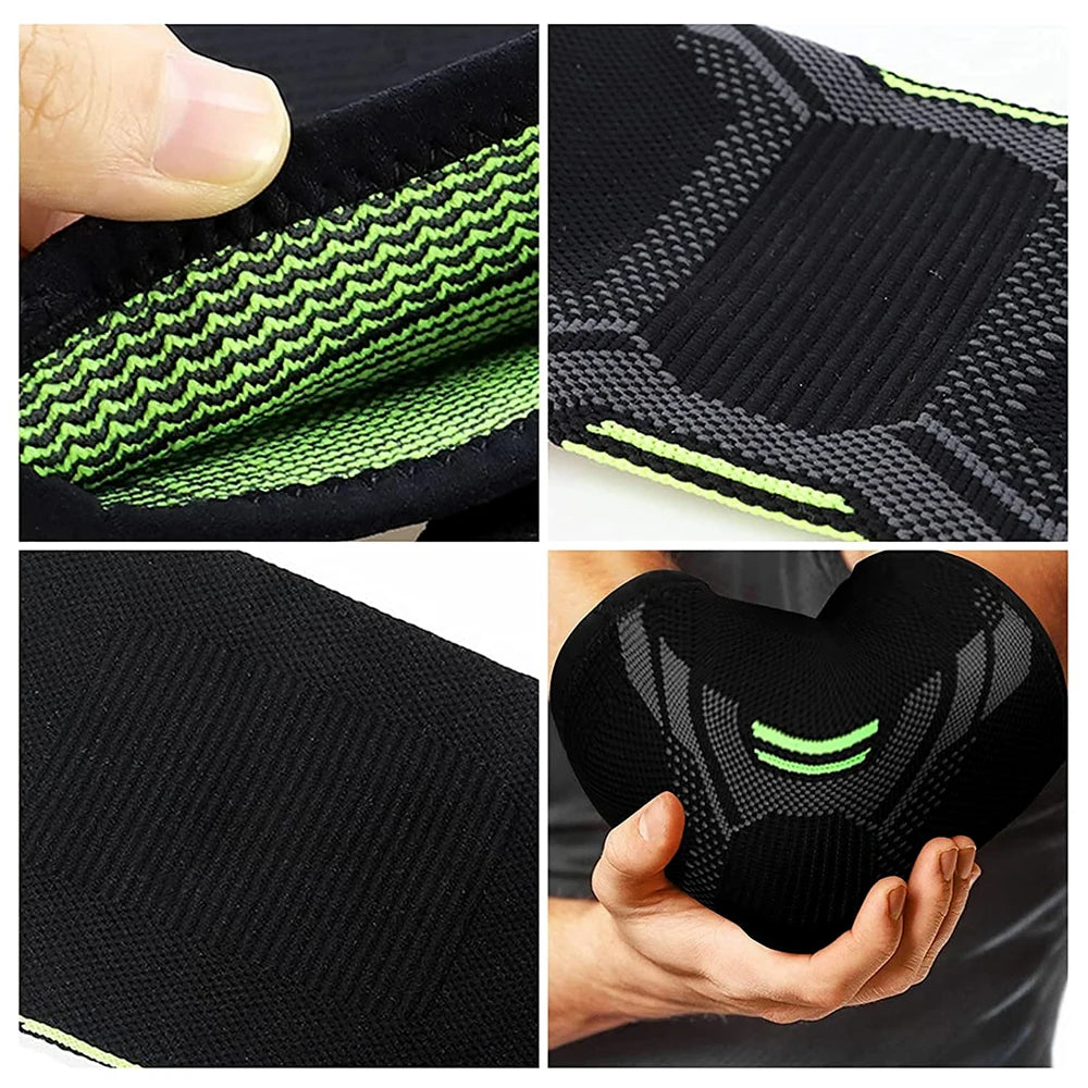 Elbow Support Elastic Gym Sport Elbow Protective Pad Absorb Sweat Sport Basketball Volleyball Tennis Arm Sleeve Elbow Brace