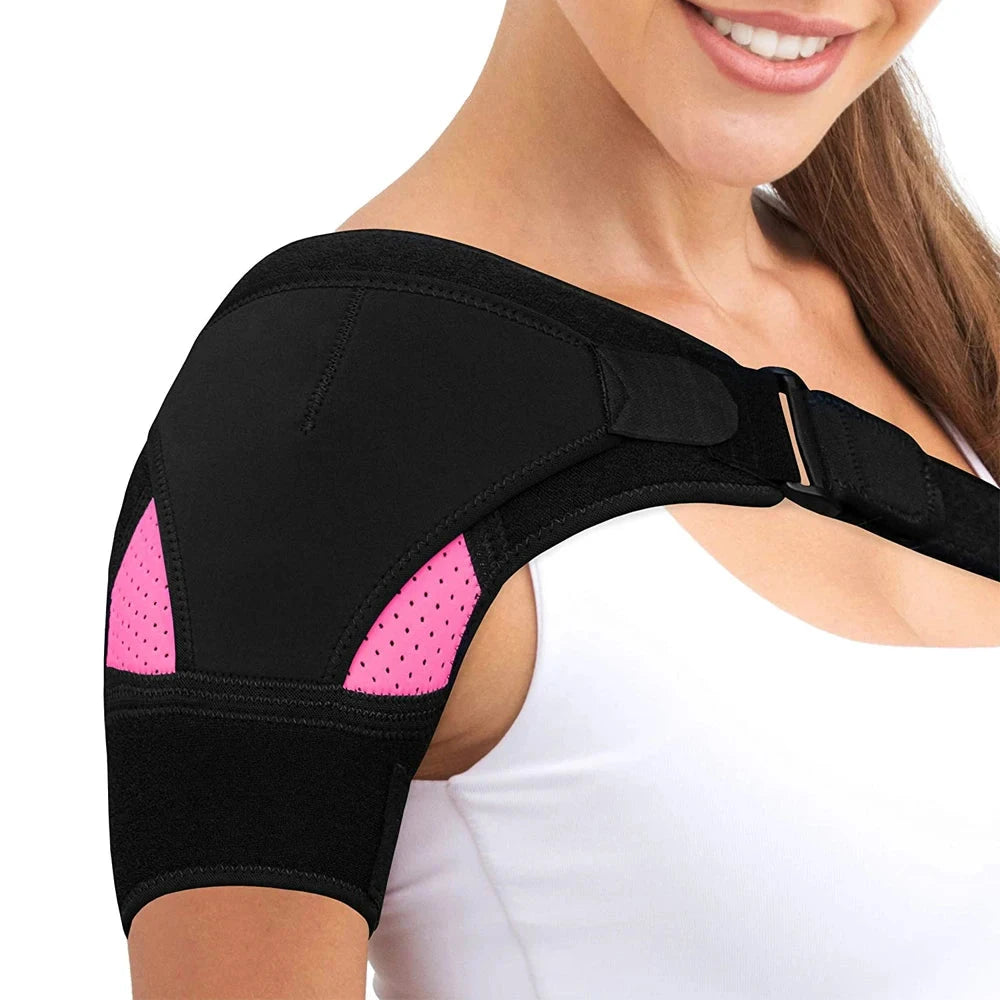 Shoulder Support Brace for Men Women, Adjustable Shoulder Brace for Torn Rotator Cuff, Tendonitis, Dislocation,AC Joint,Bursitis